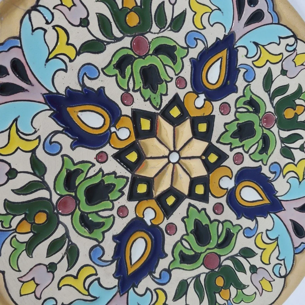 Ceramicas Sevilla Decorative Plate Spain 8.25